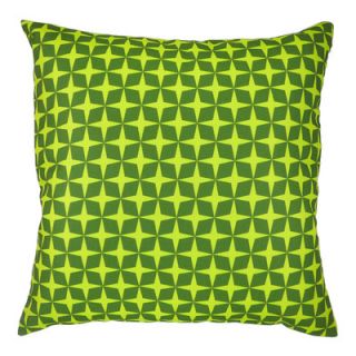 NECTARmodern Star Printed Graphic Throw Pillow 30050 / 30053 Color Green