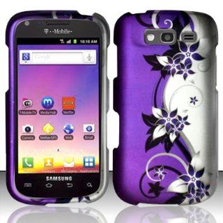 Accessory for T mobile Samsung Galaxy S Blaze 4g T769   blue Vine 2 Designer Hard Case Protector Cover Cell Phones & Accessories