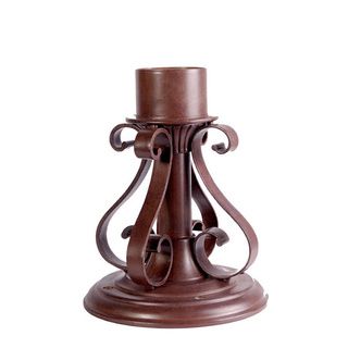 Pier Mount Adapters Collection Burled Walnut Outdoor Pier Mount