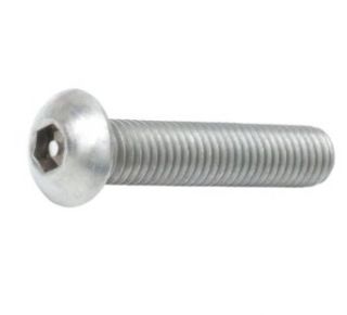 (2500pcs) M4 0.7 X 30mm Metric Security Machine Screws Button Head Hex Socket Pin Stainless Steel Ships FREE in USA