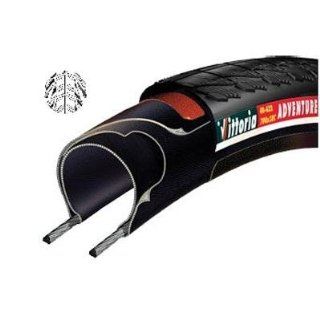Vittoria Adventure Comfort Reflex Touring/Hybrid Bicycle Tire   Wire Bead   Black   700 x 40   0710740  Bike Tires  Sports & Outdoors