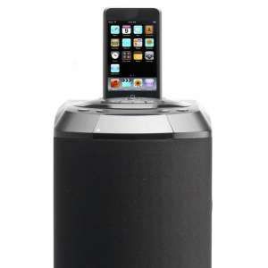 Lenco Tower 1 Speaker with iPod Docking Tower (Black)      Electronics