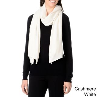 Ply Cashmere Womens Solid Scarf