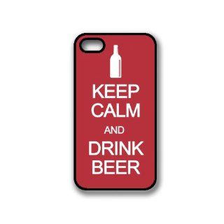 CellPowerCasesTM Keep Calm Drink Beer iPhone 5 Case   Fits iPhone 5 & iPhone 5S Cell Phones & Accessories