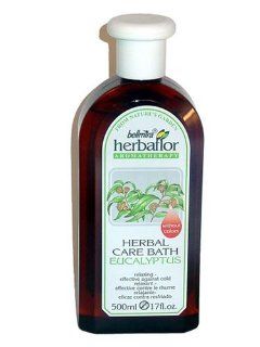 Bellmira Herbaflor Herbal Bath, Eucalyptus, 17 Ounce Bottles (Pack of 3)  Bath And Shower Gels  Beauty