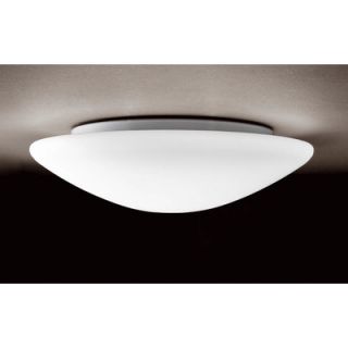 MuranoLuce Clip Flush Mount in White PLCLIP Size 5.905 H x 19.685 W x 19.6