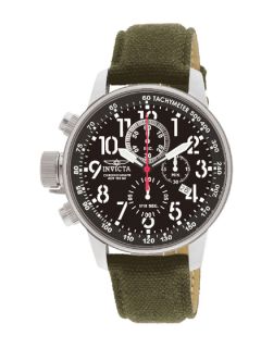 Mens Force Olive Green & Black Watch by Invicta Watches