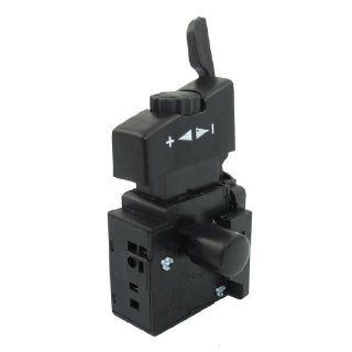 AC 250V 6A Lock On Black Hand Drill Power Speed Control Trigger Switch
