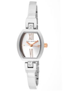 Ted Baker TE4035  Watches,Womens Silver Dial White Crystal Stainless Steel Semi Bangle, Casual Ted Baker Quartz Watches
