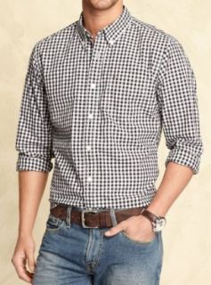 Tommy Hilfiger Slim Fit Poplin Shirt Woven Mens Cotton Black 2XL at  Mens Clothing store