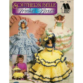 Annie's Attic Crochet Fashion Doll Southern Belle Trinket Boxes Books