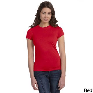 Bella Bella Womens Poly Cotton Short Sleeve T shirt Red Size L (12  14)