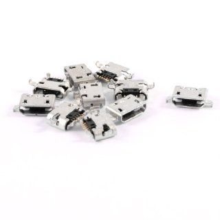10 Pcs Micro USB Data Sync Charger Charging Jack Connector Socket Cell Phones & Accessories