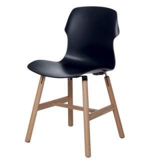 Casamania Stereo Wood Side Chair CM1139 RNRN LB Color Black