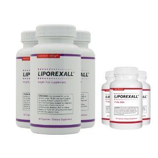 Liporexall 3 Pack +3 Free Liporexall 3DD   Appetite Suppressant   Appetite Suppressant and Fat Burner for Powerful Weight Loss   Best Fat Burner Health & Personal Care