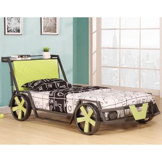 Williams Home Furnishing Youth Twin Car Bed Green Size Twin