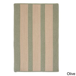 Cmi Light House Natural Stripe Reversible Outdoor Rug (8 X 10) Gray Size 8 x 10