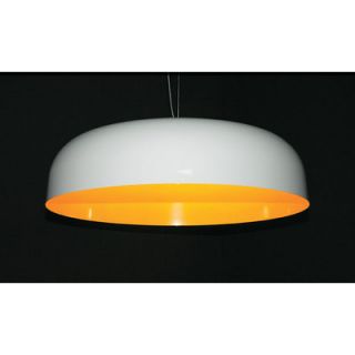 Oluce Canopy Suspension Lamp Canopy 422 Finish White / Yellow