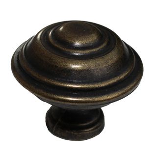 Gliderite 1.25 inch Antique Brass Multi ring Cabinet Knobs (pack Of 10)