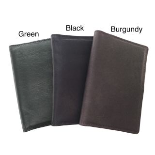 Mini Leather Bi fold Notepad