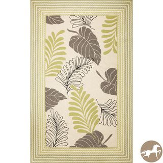Christopher Knight Home Ivory Tropical Area Rug (23 X 39)