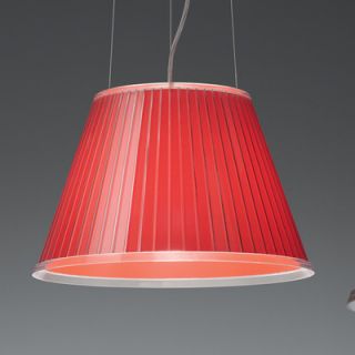 Artemide Choose Suspension Lamp USC 11230 Shade Color Red, Bulb Type 100W I