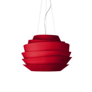 Foscarini Le Soleil Pendant with Dimmer 181007FDM Shade Color Red