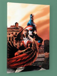 Captain America & The Falcon #5 by Steve Epting (Gallery Wrapped) by Quality Art Auctions
