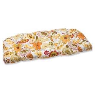 Pillow Perfect Outdoor Gaya Multi Wicker Loveseat Cushion