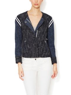 Ventura Tweed Varsity Jacket by Sandro