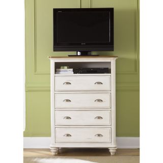 Liberty Furniture Industries Liberty Ocean Isle 4 drawer Media Chest Beige Size 4 drawer
