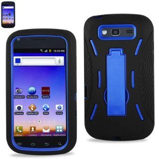 (Super Cover) A+B CASE FOR Samsung BLAZE 4G T769 BLACK/BLUE (LCPC06 SAMT769BKNV) Cell Phones & Accessories