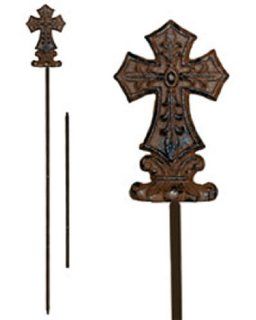 The Faith Collection Rustic Crosses Decorative Garden Stake [787B]   Cast Iron Crosses