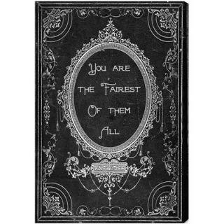 Oliver Gal The Fairest Textual Art on Canvas 10518_16x24/10518_24x36 Size 16