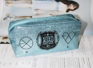 KPOP SUPPORT EXO XOXO FIRST YEAR PENCIL CASE COSMETIC BAG (TYPE1) 
