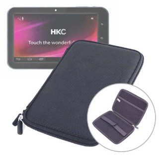 DURAGADGET 7" Rigid Black Splash & Impact Resistant Zip Sleeve For HKC Clear Tablet P774A BBL IPS Screen with 16GB Memory and Google Mobile Services Computers & Accessories