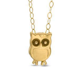TEENYTINY® Owl Pendant in 10K Gold   17   Zales