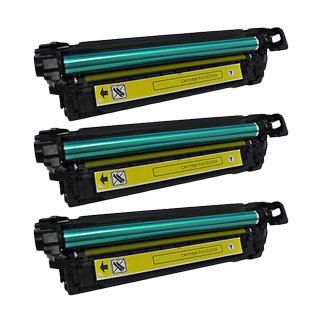 Hp Ce252a (hp 504a) Compatible Yellow Toner Cartridges (pack Of 3)