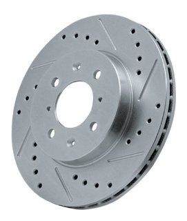 Power Stop JBR712XR Cross Drilled and Slotted Performance Brake Rotor   Right Automotive