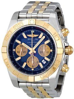 Breitling Chronomat 44 Blue Dial Steel and Gold Automatic Mens Watch CB011012 C790TT Breitling Watches