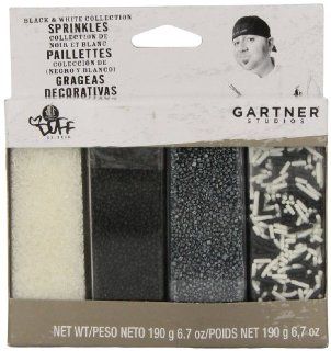 Duff Goldman by Gartner Studios Sprinkle/Sugar Set of 4, 6.7 Ounce (3 Pack)  Pastry Decorations  Grocery & Gourmet Food