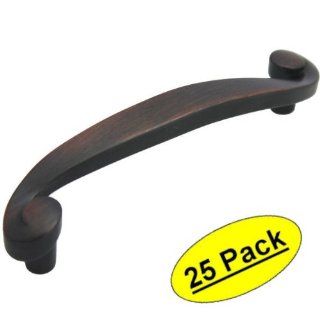 Cosmas 776ORB Oil Rubbed Bronze Swirl Cabinet Hardware Handle Pull   3 3/4" Hole Centers   25 Pack   Cabinet And Furniture Pulls  