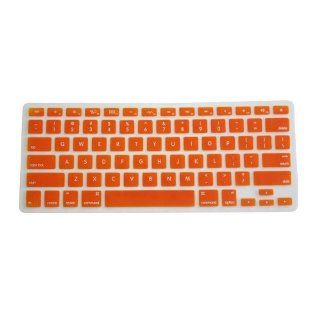Colorful Silicone Keyboard Skin Protector Cover for MacBook Air MacBook Pro 13" 15" 17" (Orange) Computers & Accessories