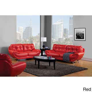 Furniture Of America Volosi Leatherette 2 piece Sofa Set