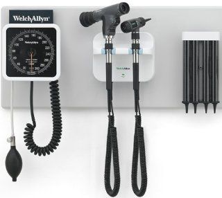 Welch Allyn GS 777 Wall Transformer with PanOptic Ophthalmoscope, MacroView Otoscope, Wall Aneroid, KleenSpec Specula Dispenser and Wall Board Health & Personal Care