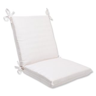 Pillow Perfect Squared Corners Chair Cushion With Sunbrella Trax Salt Fabric