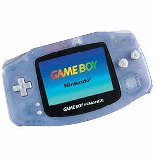 Game Boy Advance Console in Glacier Game Boy Advance, Nintendo Video Games