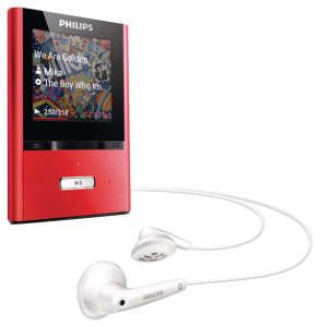 Philips GoGear ViBE 8GB MP4 Player   Red      Electronics