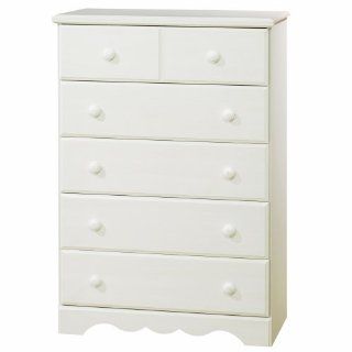 South Shore Furniture, Summer Breeze Collection, 5 Drawer Chest, Vanilla Cream   Dressers