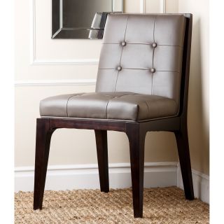 Arlington Grey Bonded Leather Dining Chair
